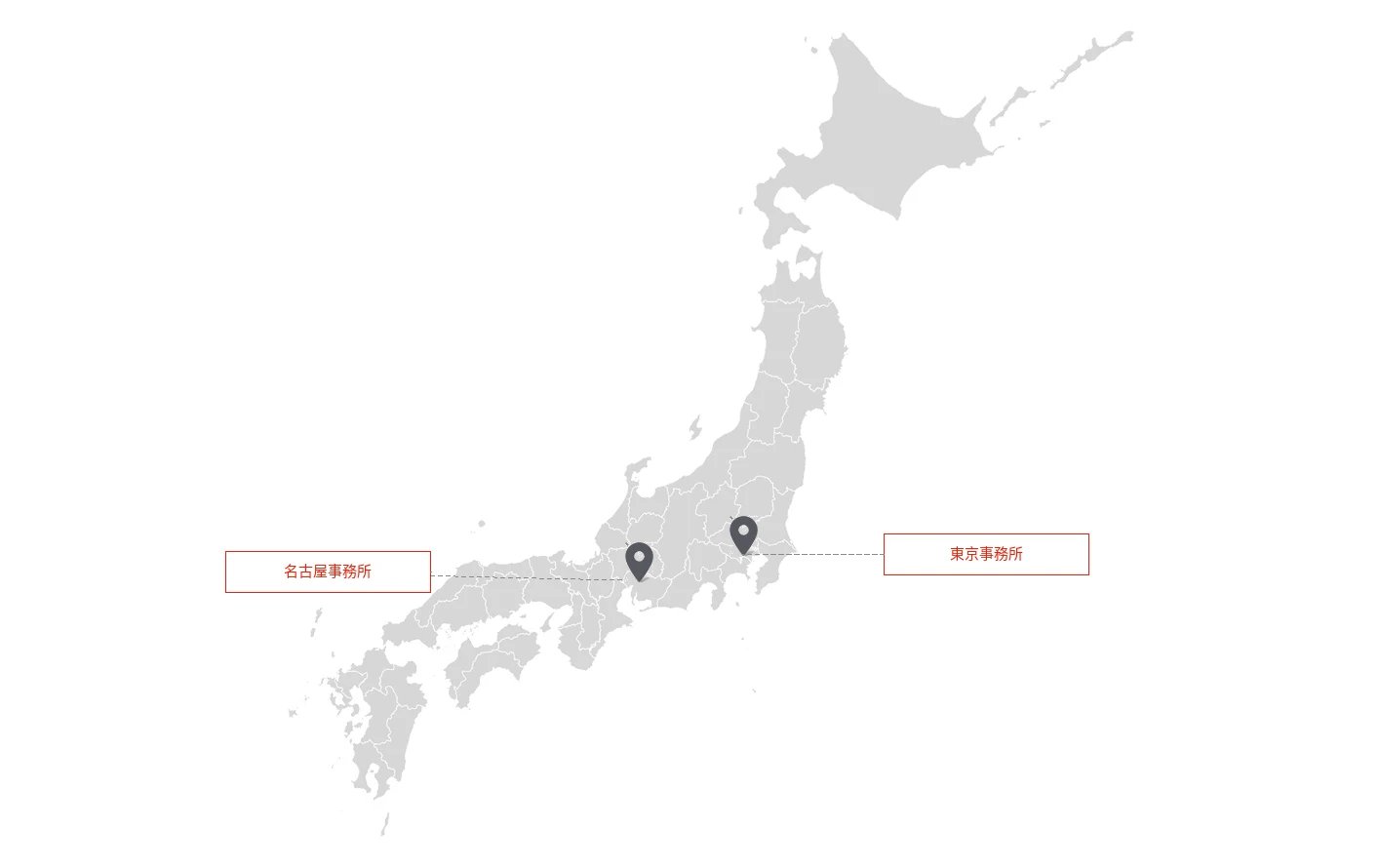 日本の拠点マップ